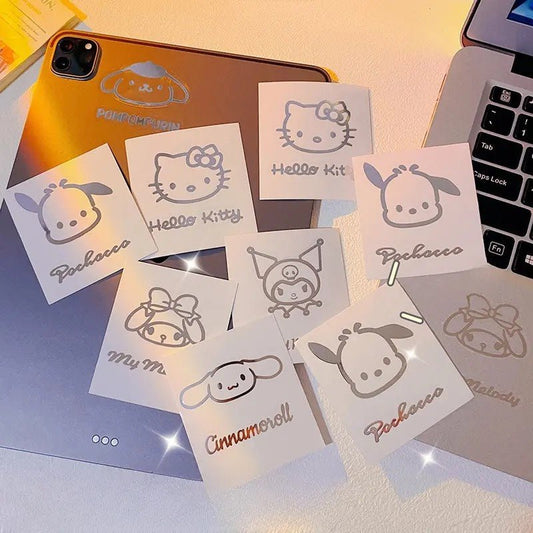 Sanrio 3pcs Metal Laptop Stickers