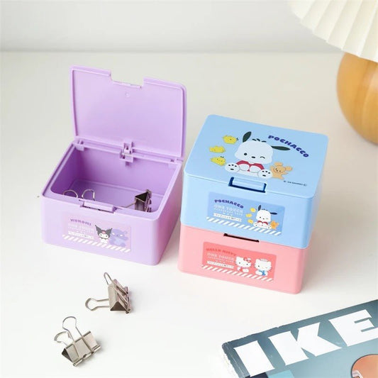 Sanrio Desktop Press Storage Box