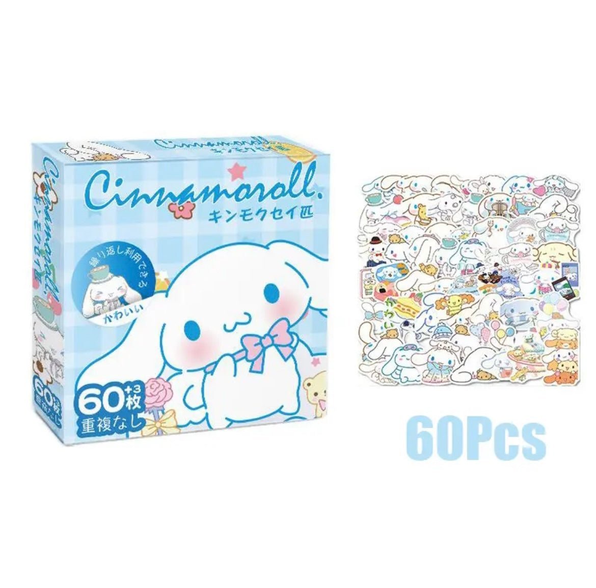 60pcs Sanrio Stickers