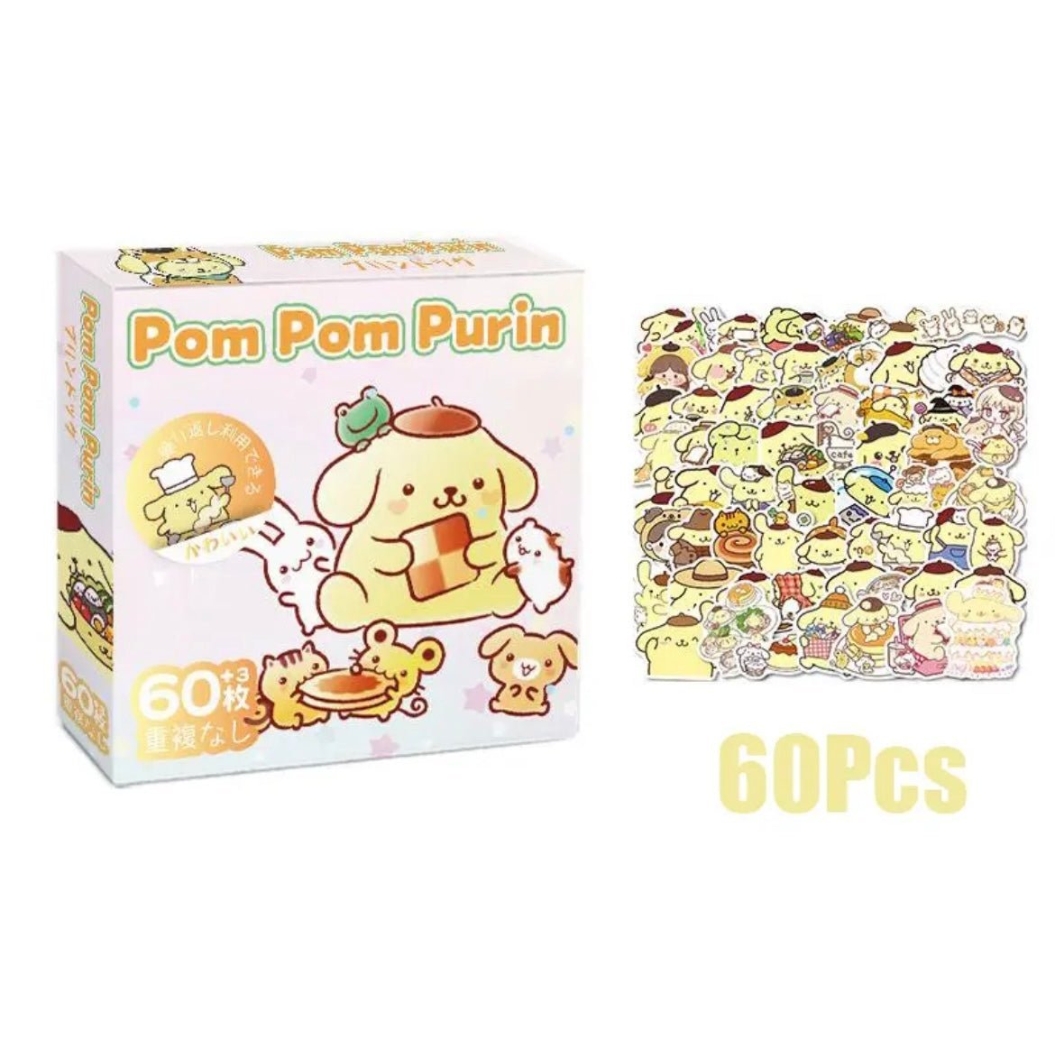 60pcs Sanrio Stickers