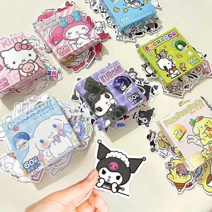 60pcs Sanrio Stickers