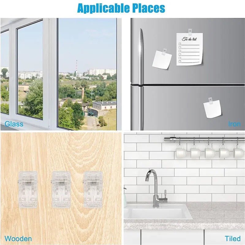 Self Adhesive Clear Clips